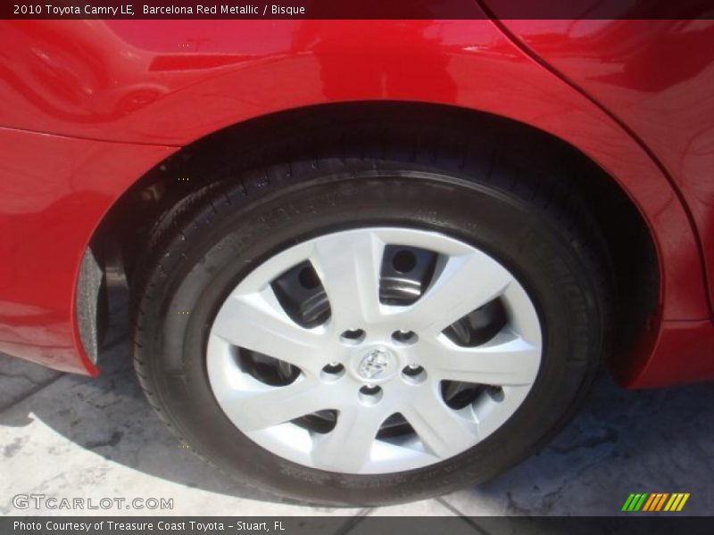 Barcelona Red Metallic / Bisque 2010 Toyota Camry LE