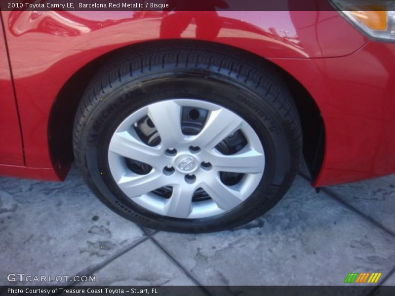 Barcelona Red Metallic / Bisque 2010 Toyota Camry LE