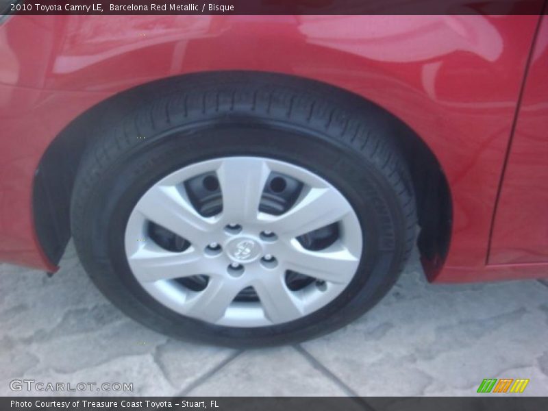 Barcelona Red Metallic / Bisque 2010 Toyota Camry LE