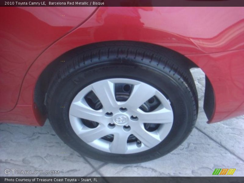 Barcelona Red Metallic / Bisque 2010 Toyota Camry LE