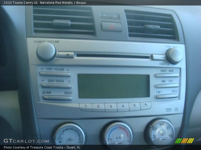 Barcelona Red Metallic / Bisque 2010 Toyota Camry LE