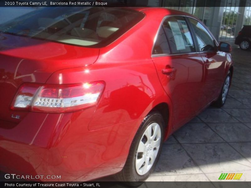 Barcelona Red Metallic / Bisque 2010 Toyota Camry LE