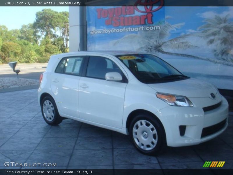 Super White / Charcoal Gray 2008 Scion xD