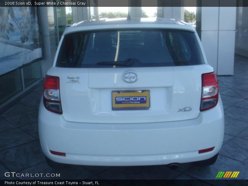 Super White / Charcoal Gray 2008 Scion xD