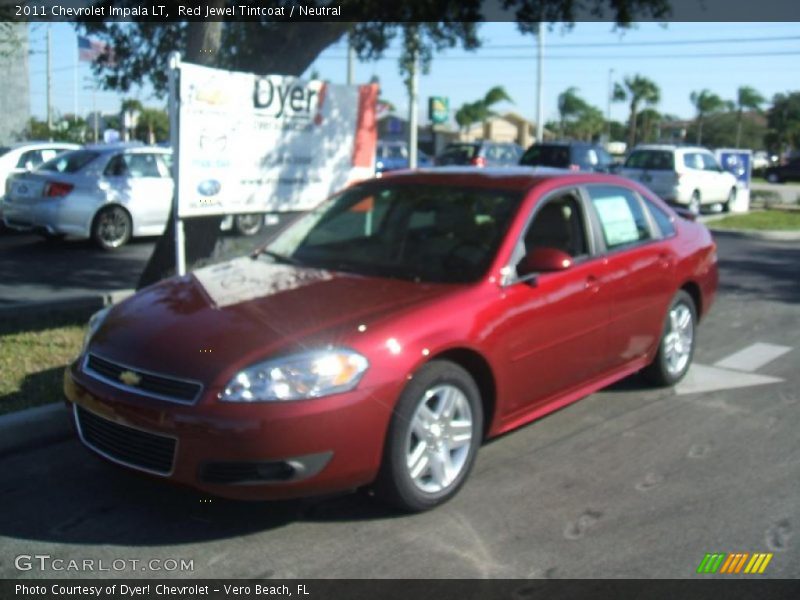 Red Jewel Tintcoat / Neutral 2011 Chevrolet Impala LT