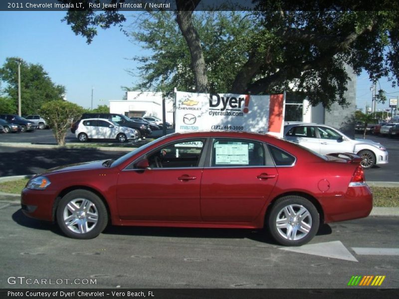 Red Jewel Tintcoat / Neutral 2011 Chevrolet Impala LT