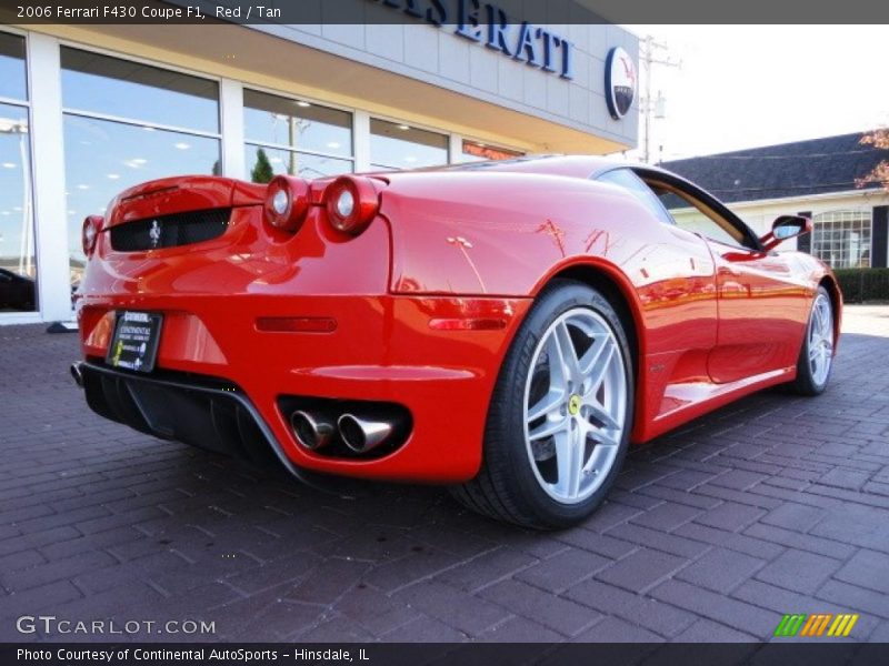 Red / Tan 2006 Ferrari F430 Coupe F1