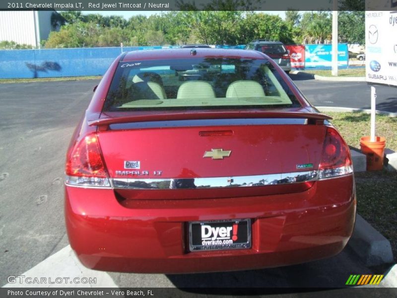 Red Jewel Tintcoat / Neutral 2011 Chevrolet Impala LT