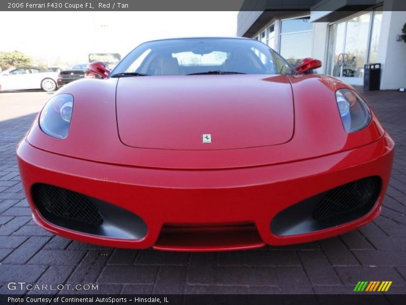 Red / Tan 2006 Ferrari F430 Coupe F1