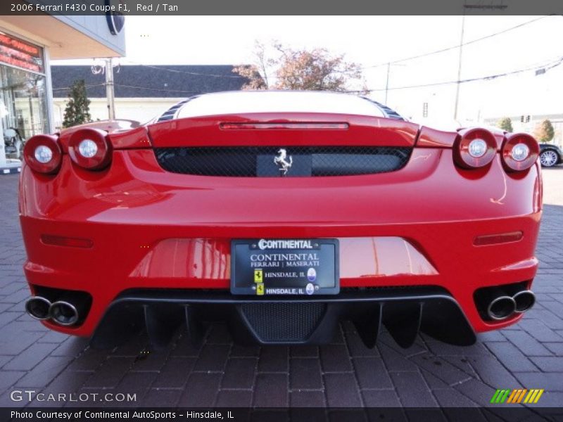 Red / Tan 2006 Ferrari F430 Coupe F1