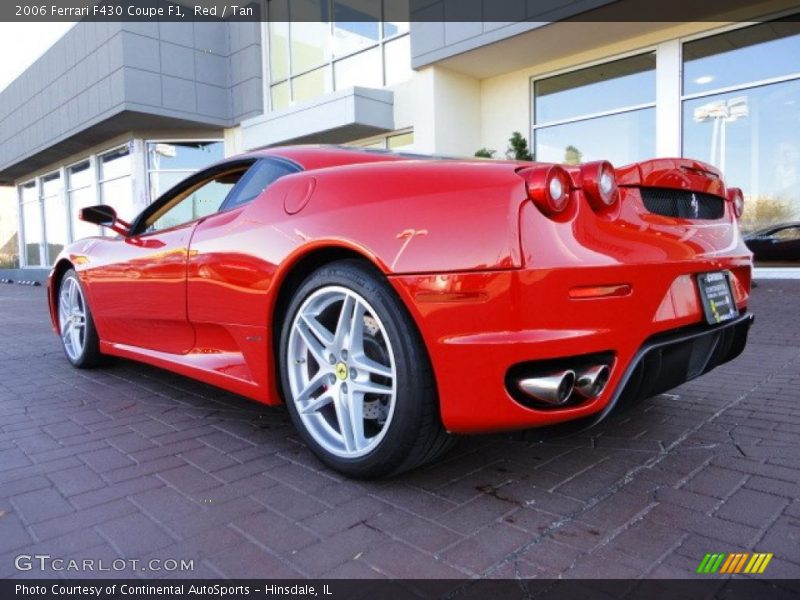 Red / Tan 2006 Ferrari F430 Coupe F1