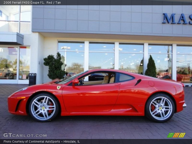 Red / Tan 2006 Ferrari F430 Coupe F1