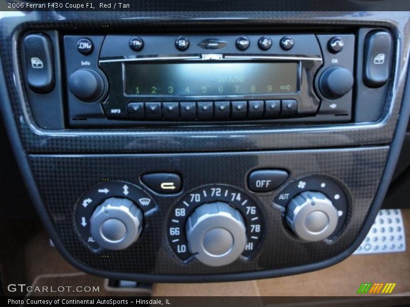 Controls of 2006 F430 Coupe F1