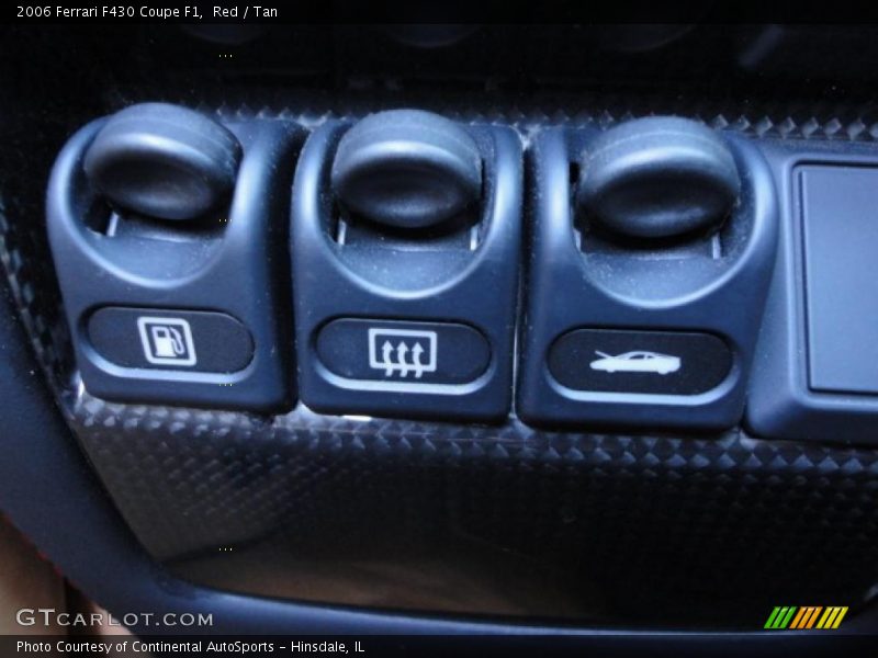Controls of 2006 F430 Coupe F1