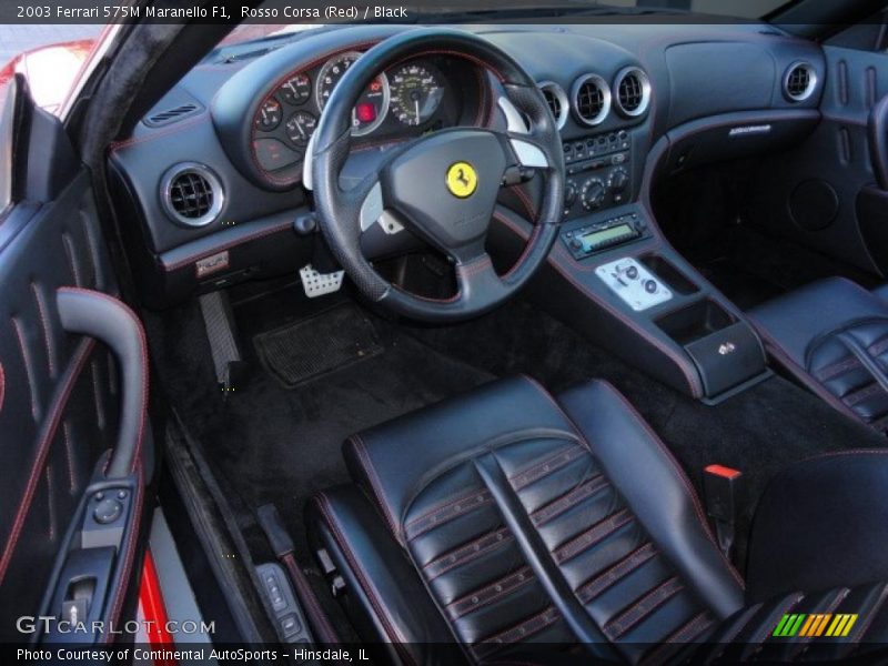 Black Interior - 2003 575M Maranello F1 