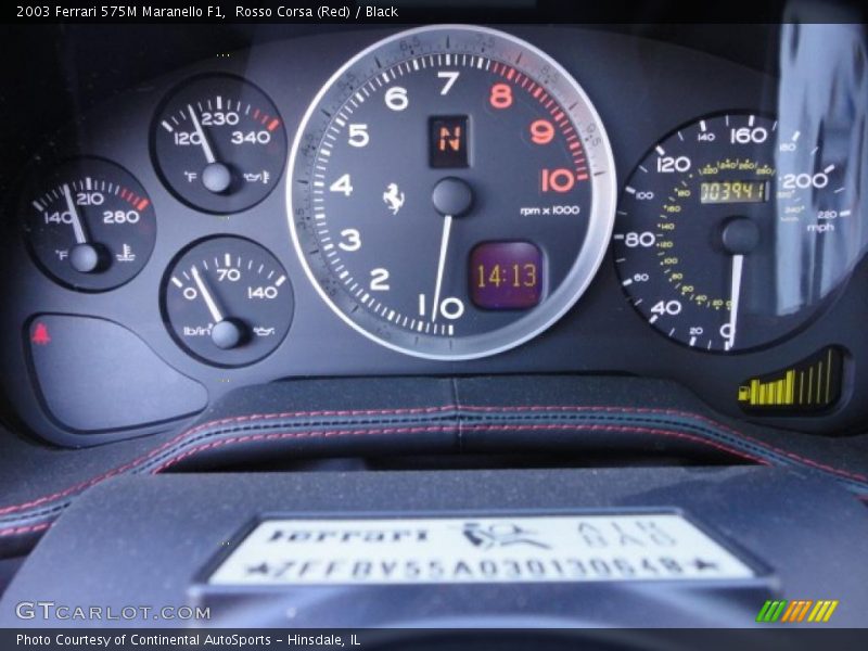  2003 575M Maranello F1 F1 Gauges