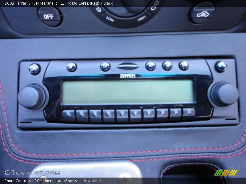 Controls of 2003 575M Maranello F1