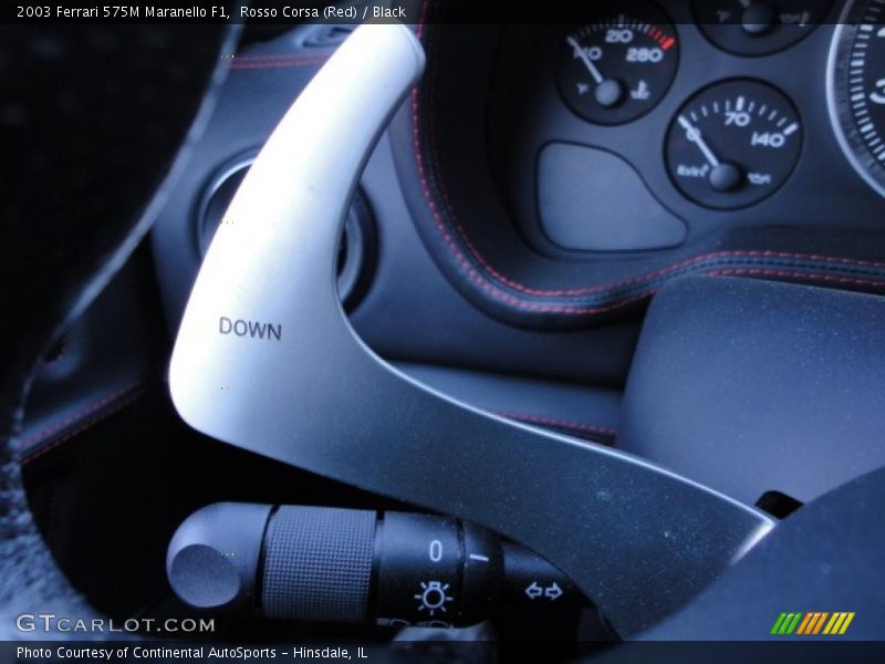 Controls of 2003 575M Maranello F1