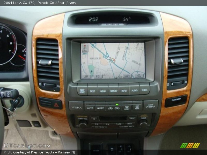 Navigation of 2004 GX 470