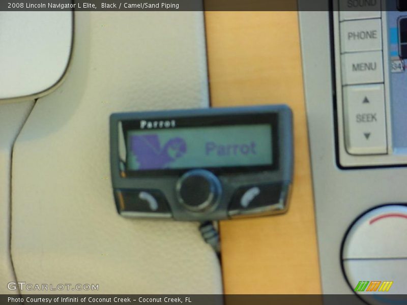 Black / Camel/Sand Piping 2008 Lincoln Navigator L Elite