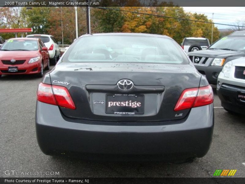 Magnetic Gray Metallic / Ash 2008 Toyota Camry LE