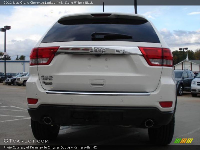 Stone White / Black 2011 Jeep Grand Cherokee Limited 4x4