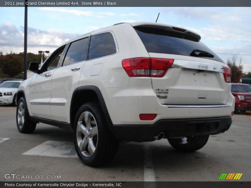 Stone White / Black 2011 Jeep Grand Cherokee Limited 4x4