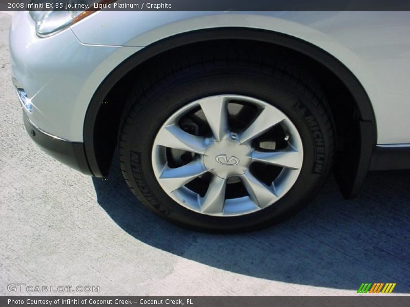 Liquid Platinum / Graphite 2008 Infiniti EX 35 Journey