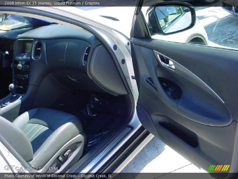 Liquid Platinum / Graphite 2008 Infiniti EX 35 Journey