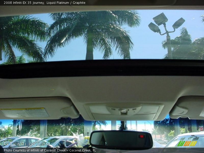 Liquid Platinum / Graphite 2008 Infiniti EX 35 Journey