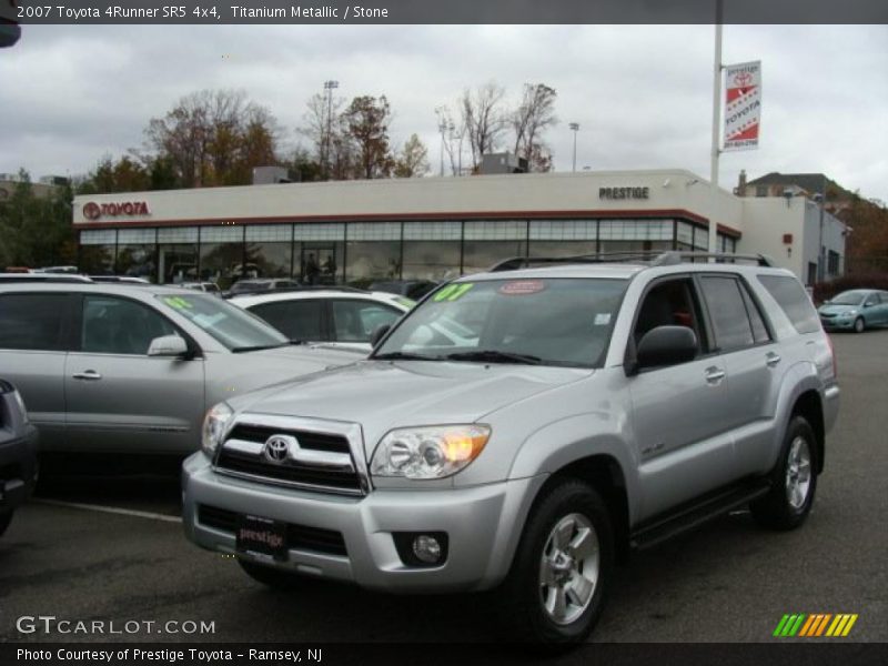 Titanium Metallic / Stone 2007 Toyota 4Runner SR5 4x4