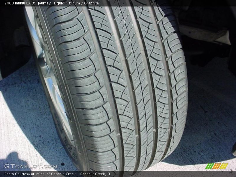 Liquid Platinum / Graphite 2008 Infiniti EX 35 Journey