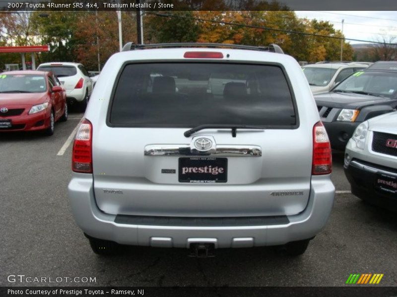 Titanium Metallic / Stone 2007 Toyota 4Runner SR5 4x4