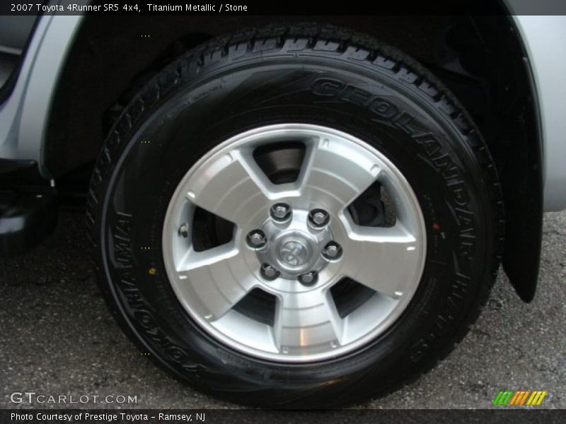 Titanium Metallic / Stone 2007 Toyota 4Runner SR5 4x4