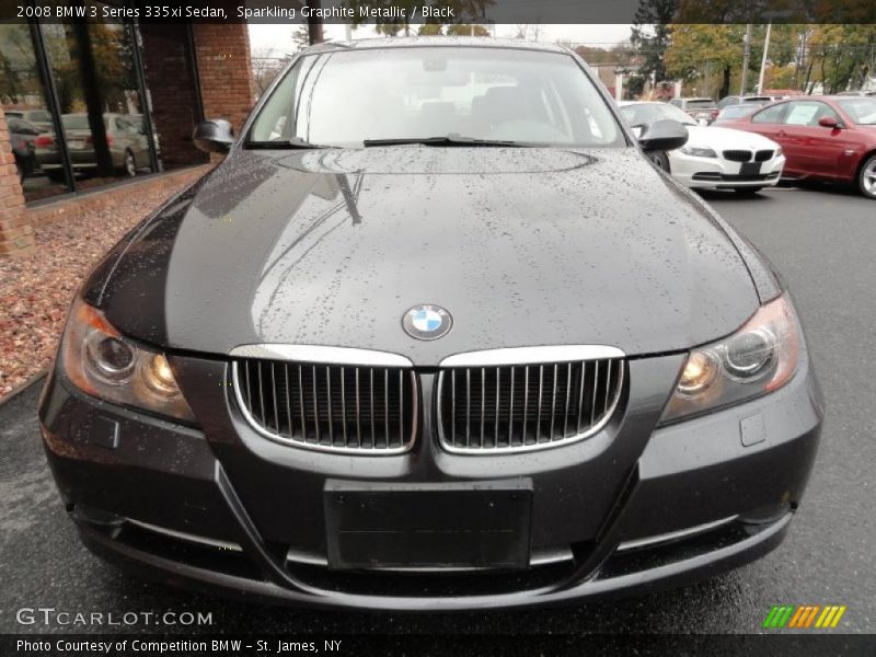 Sparkling Graphite Metallic / Black 2008 BMW 3 Series 335xi Sedan