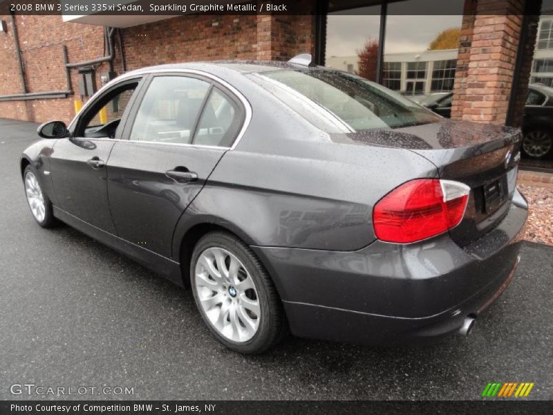 Sparkling Graphite Metallic / Black 2008 BMW 3 Series 335xi Sedan