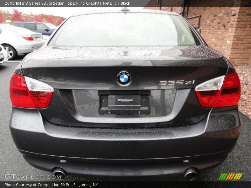 Sparkling Graphite Metallic / Black 2008 BMW 3 Series 335xi Sedan