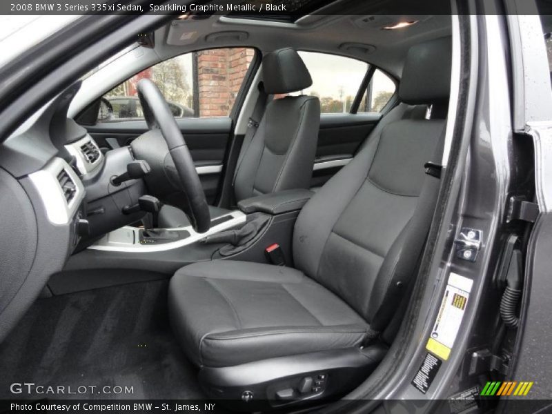 2008 3 Series 335xi Sedan Black Interior