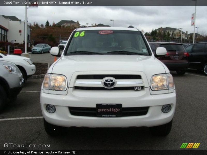Natural White / Taupe 2006 Toyota Sequoia Limited 4WD