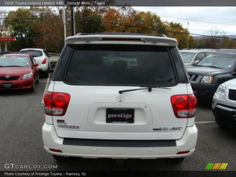 Natural White / Taupe 2006 Toyota Sequoia Limited 4WD