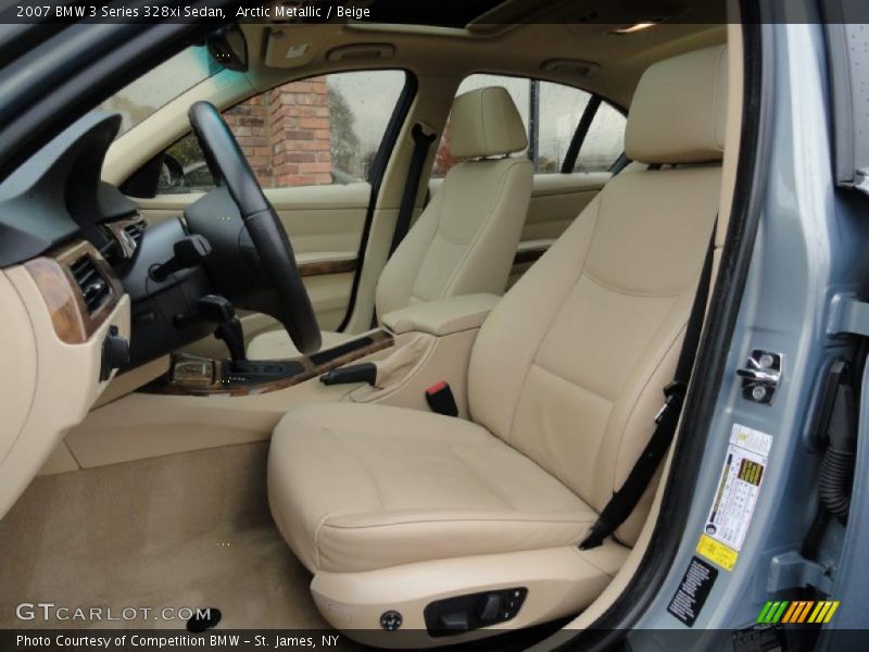  2007 3 Series 328xi Sedan Beige Interior