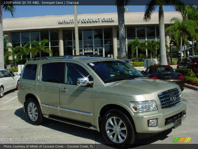 Serengeti Sand / Charcoal 2008 Infiniti QX 56 4WD