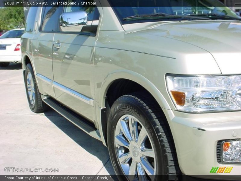 Serengeti Sand / Charcoal 2008 Infiniti QX 56 4WD