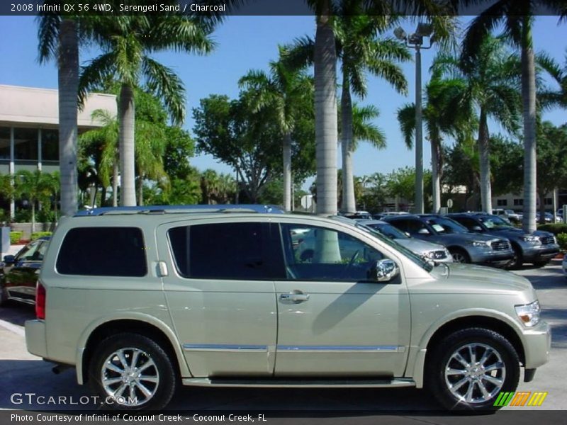 Serengeti Sand / Charcoal 2008 Infiniti QX 56 4WD