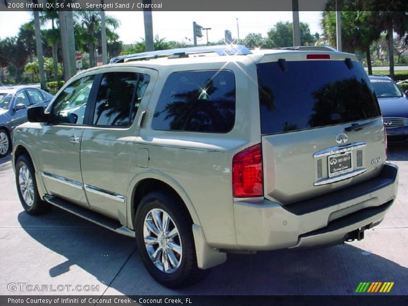 Serengeti Sand / Charcoal 2008 Infiniti QX 56 4WD