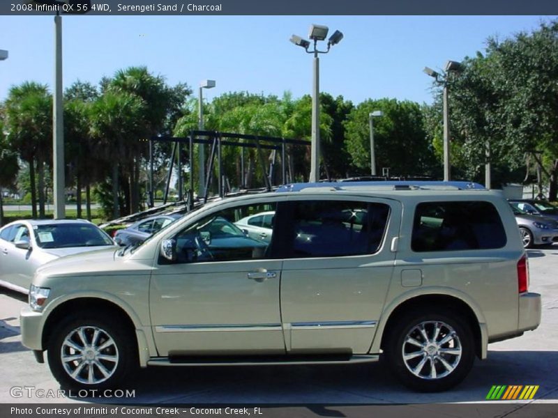 Serengeti Sand / Charcoal 2008 Infiniti QX 56 4WD