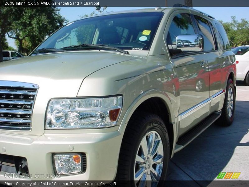 Serengeti Sand / Charcoal 2008 Infiniti QX 56 4WD