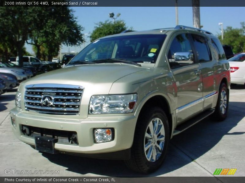 Serengeti Sand / Charcoal 2008 Infiniti QX 56 4WD