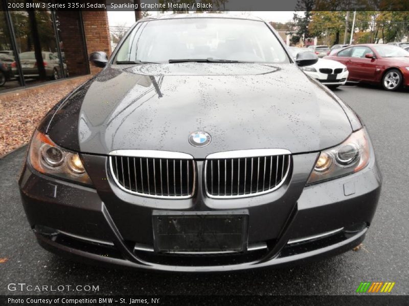 Sparkling Graphite Metallic / Black 2008 BMW 3 Series 335xi Sedan