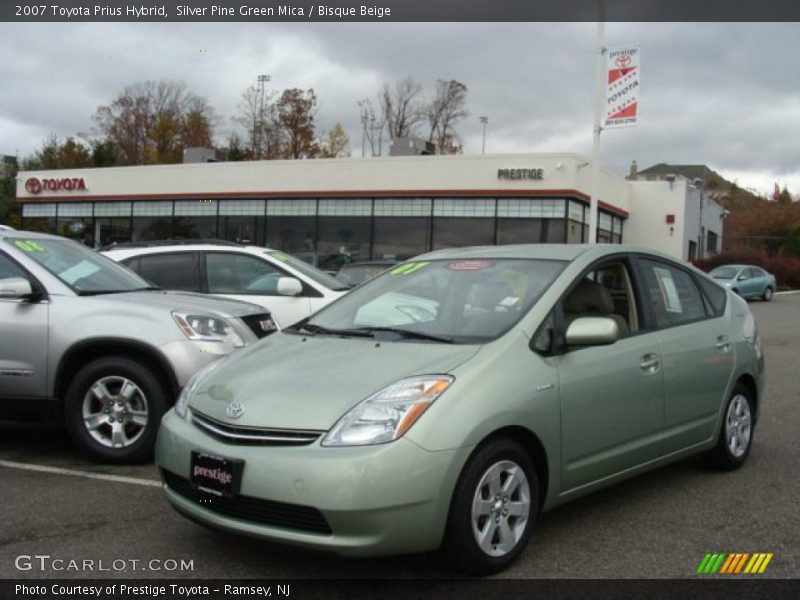 Silver Pine Green Mica / Bisque Beige 2007 Toyota Prius Hybrid